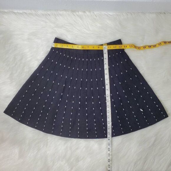 ZARA Basic circle skirt in black with white dots size M - Picture 3 of 8